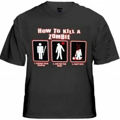 Bewild How To Kill A Zombie T-Shirt 12 Bewild How To Kill A Zombie T-Shirt