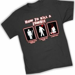 Bewild How To Kill A Zombie T-Shirt 13 Bewild How To Kill A Zombie T-Shirt