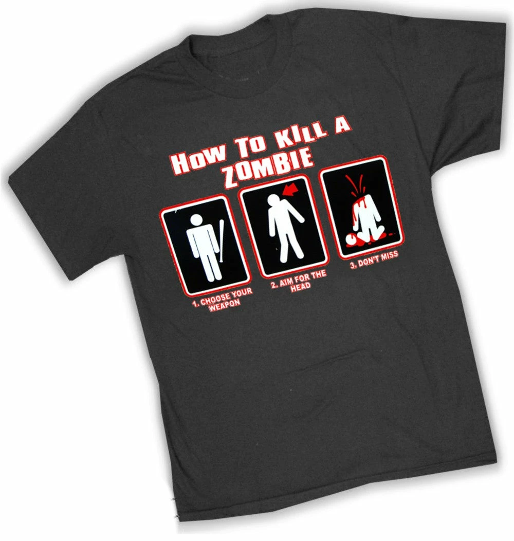 Bewild How To Kill A Zombie T-Shirt 5 Bewild How To Kill A Zombie T-Shirt