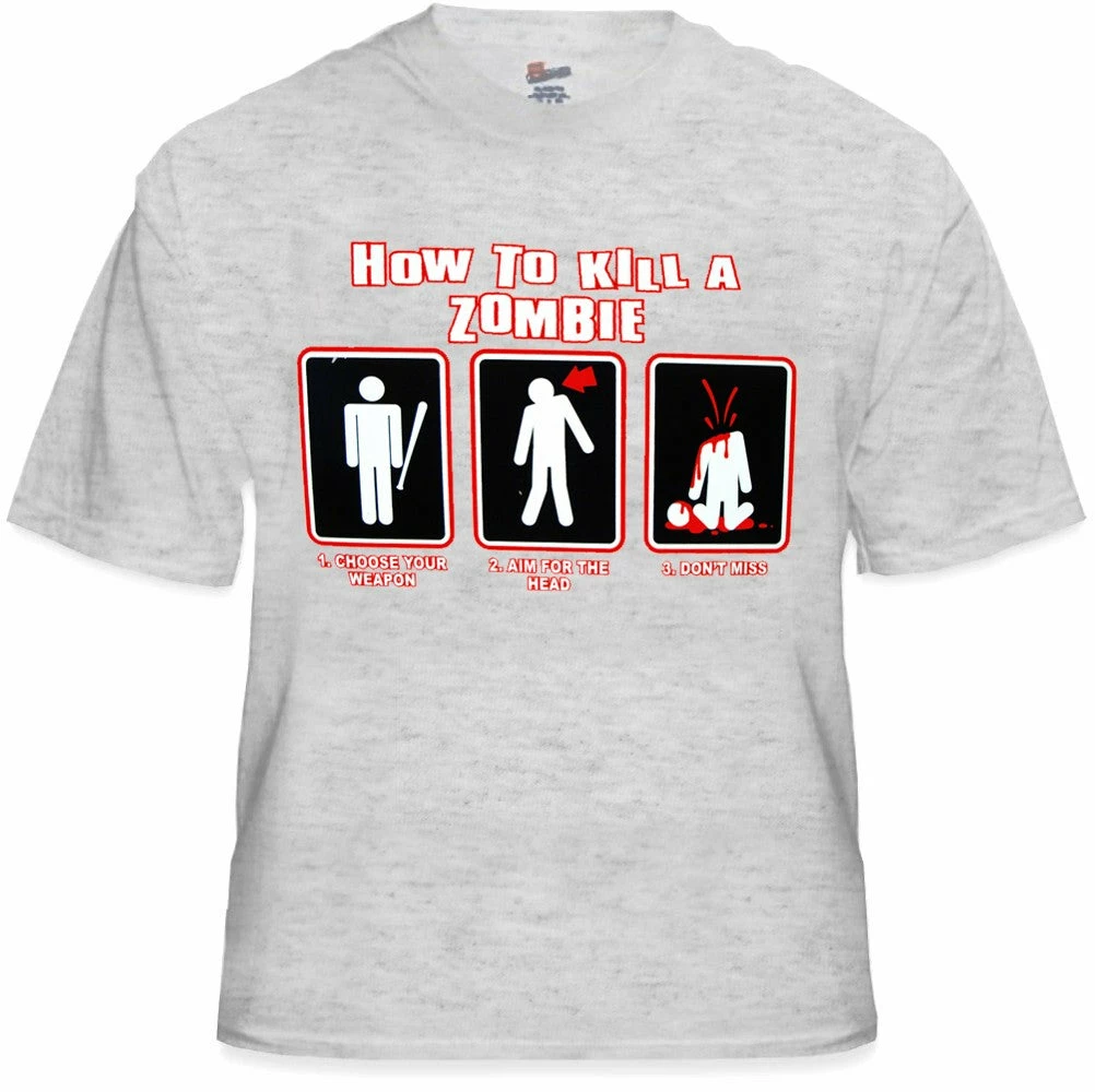 Bewild How To Kill A Zombie T-Shirt 6 Bewild How To Kill A Zombie T-Shirt