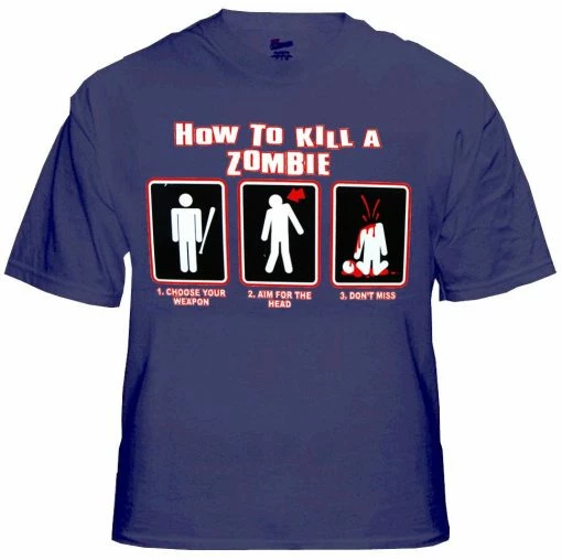 Bewild How To Kill A Zombie T-Shirt 15 Bewild How To Kill A Zombie T-Shirt