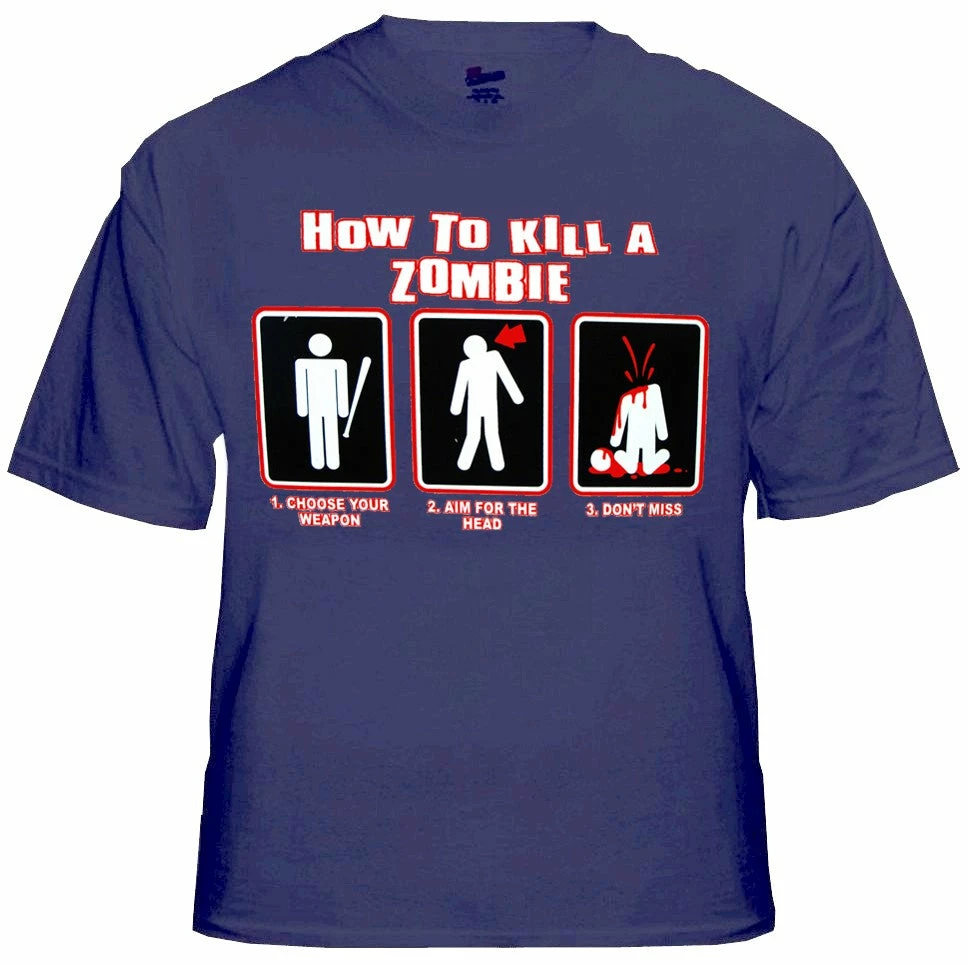 Bewild How To Kill A Zombie T-Shirt 7 Bewild How To Kill A Zombie T-Shirt