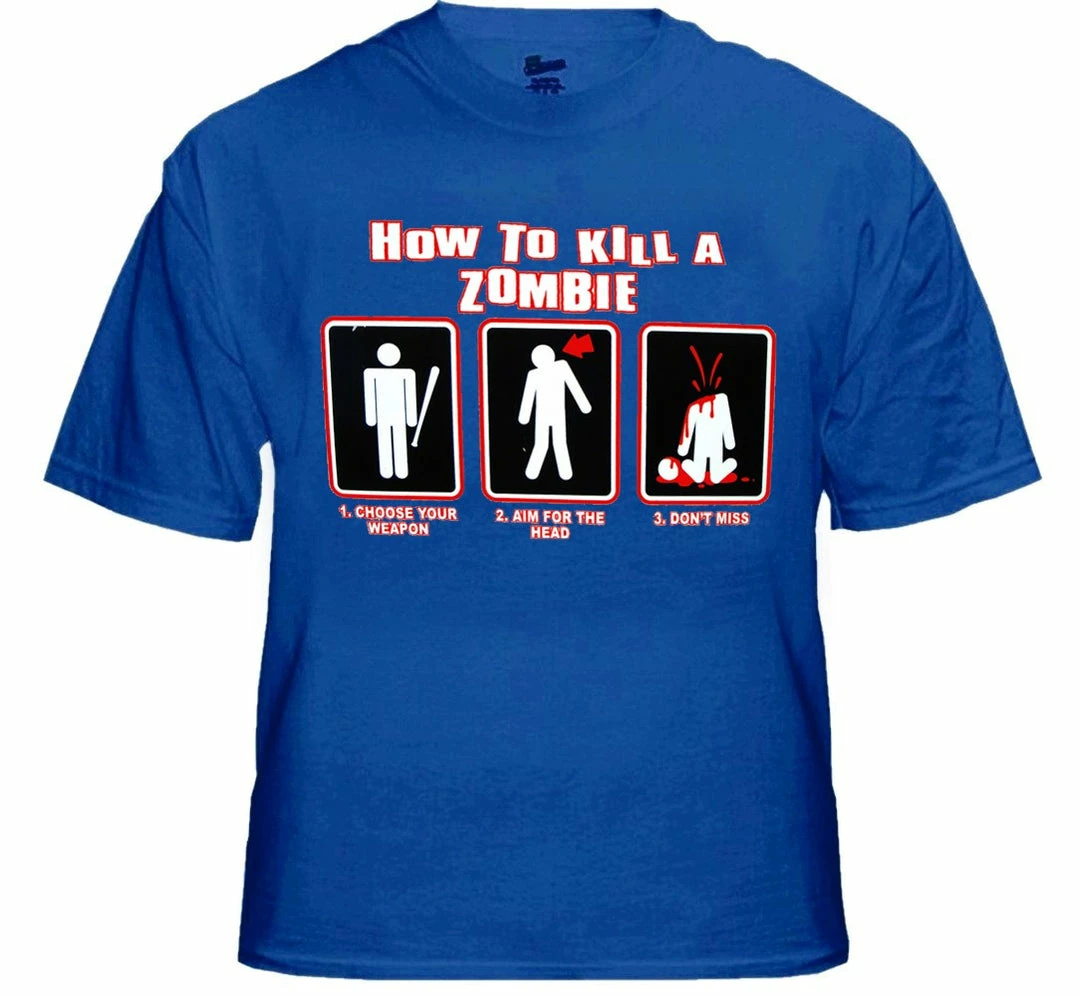 Bewild How To Kill A Zombie T-Shirt 8 Bewild How To Kill A Zombie T-Shirt