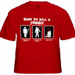 Bewild How To Kill A Zombie T-Shirt 17 Bewild How To Kill A Zombie T-Shirt