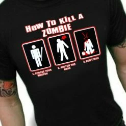 Bewild How To Kill A Zombie T-Shirt 18 Bewild How To Kill A Zombie T-Shirt