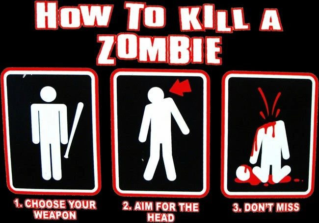 Bewild How To Kill A Zombie T-Shirt 11 Bewild How To Kill A Zombie T-Shirt