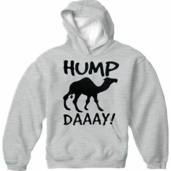 Bewild Cool Funny & Offensive Hump Day Camel Adult Hoodie