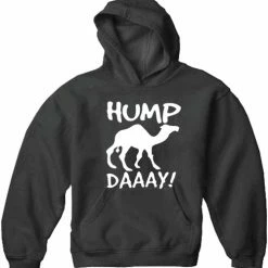 Bewild Cool Funny & Offensive Hump Day Camel Adult Hoodie