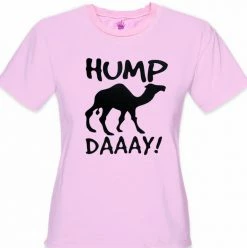 Bewild Cool Funny & Offensive Hump Day Camel Girl's T- Shirt