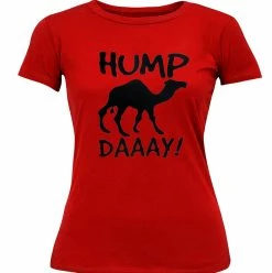 Bewild Cool Funny & Offensive Hump Day Camel Girl's T- Shirt