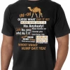 Bewild Hump Day Camel T-Shirt (Brown & White Print) Cool Funny & Offensive