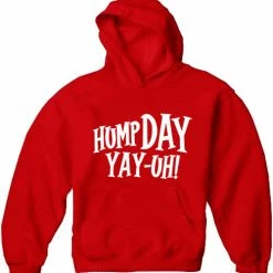 Bewild Cool Funny & Offensive Hump Day Yay-Uh! Adult Hoodie
