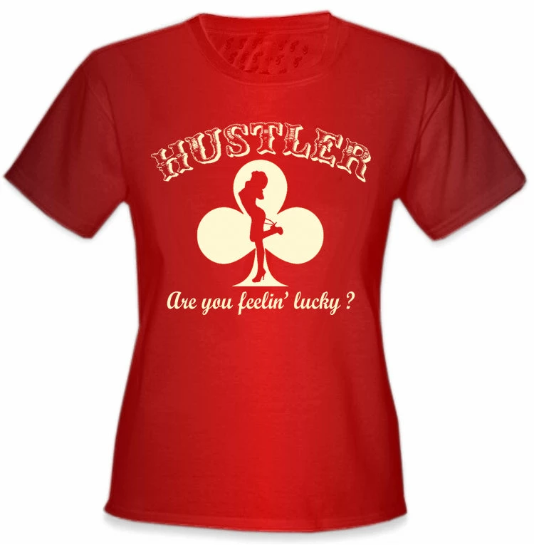 Bewild Hustler Are You Feelin' Lucky? Girl's T-Shirt 7 Bewild Hustler Are You Feelin' Lucky? Girl's T-Shirt