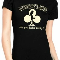 Bewild Hustler Are You Feelin' Lucky? Girl's T-Shirt