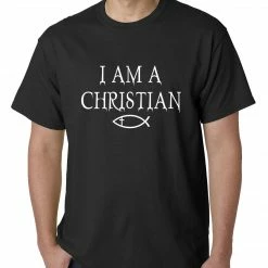Bewild I Am A Christian Oregon College Shooting Mens T-shirt