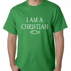 Bewild I Am A Christian Oregon College Shooting Mens T-shirt