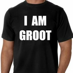 Bewild Comic Con & Gaming Clothing, Video Game I Am Groot Men's T-Shirt