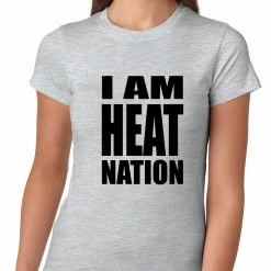 Bewild I Am Heat Nation Basketball Girls T-shirt