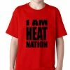 Bewild I Am Heat Nation Basketball Kids T-shirt Sport Inspiration