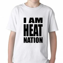 Bewild I Am Heat Nation Basketball Kids T-shirt Sport Inspiration