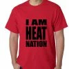 Bewild I Am Heat Nation Basketball Mens T-shirt