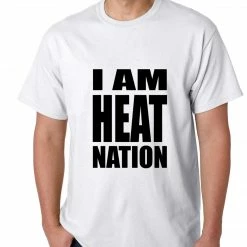 Bewild I Am Heat Nation Basketball Mens T-shirt