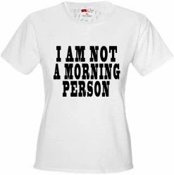 Bewild I Am Not A Morning Person Cara Delevingne Vogue Girl's T-Shirt Cool Funny & Offensive