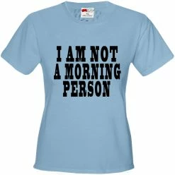 Bewild I Am Not A Morning Person Cara Delevingne Vogue Girl's T-Shirt Cool Funny & Offensive