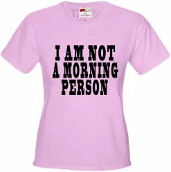 Bewild I Am Not A Morning Person Cara Delevingne Vogue Girl's T-Shirt Cool Funny & Offensive