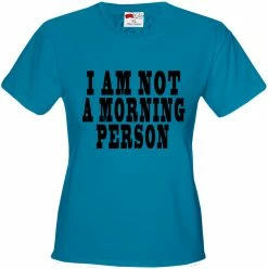 Bewild I Am Not A Morning Person Cara Delevingne Vogue Girl's T-Shirt Cool Funny & Offensive