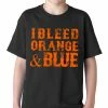 Bewild Sport Inspiration I Bleed Orange And Blue New York Baseball Kids T-shirt