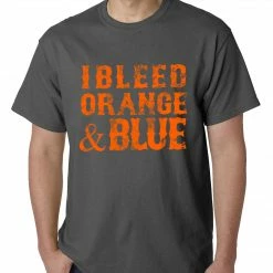 Bewild I Bleed Orange And Blue New York Baseball Mens T-shirt Sport Inspiration