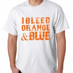 Bewild I Bleed Orange And Blue New York Baseball Mens T-shirt Sport Inspiration