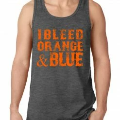 Bewild I Bleed Orange And Blue New York Baseball Tank Top