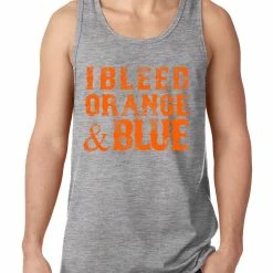 Bewild I Bleed Orange And Blue New York Baseball Tank Top