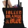 Bewild I Bleed Orange And Blue New York Baseball Tote Bag Sport Inspiration