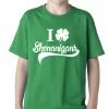 Bewild I Clover Shenanigans Funny St Patricks Day Kids T-shirt St.Patricks Day