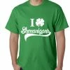 Bewild I Clover Shenanigans Funny St Patricks Day Mens T-shirt St.Patricks Day