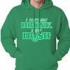 Bewild St.Patricks Day I Don't Get Drunk, I Get Irish Adult Hoodie