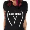 Bewild I Eat At The "Y" Girls Lesbian T-Shirt