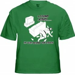 Bewild I Found Jesus Behind The Couch T-Shirt