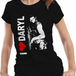 Bewild Cool Funny & Offensive I Heart Daryl Girl's T-Shirt