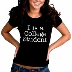 Bewild I Is A College Student Girl's T-Shirt
