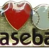 Bewild Lapel Pins I Love Baseball Lapel Pin