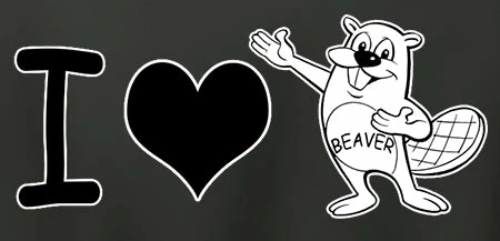 Bewild I Love Beavers Girls T-Shirt Positive Reinforcement 13 Bewild I Love Beavers Girls T-Shirt Positive Reinforcement