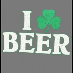 Bewild I Love Beer Shamrock T-Shirt St.Patricks Day
