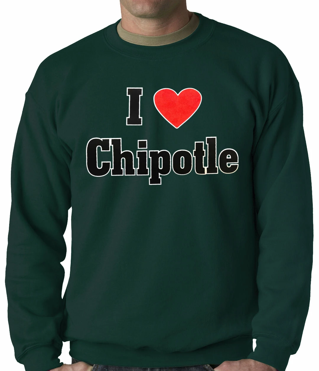 Bewild I Love Chipotle Adult Crewneck Cool Funny & Offensive 5 Bewild I Love Chipotle Adult Crewneck Cool Funny & Offensive