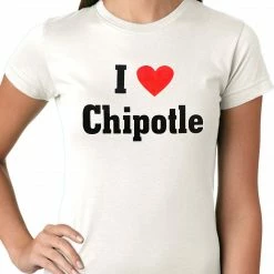 Bewild I Love Chipotle Ladies T-shirt