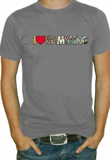 Bewild I Love Gambling T-Shirt Sport Inspiration