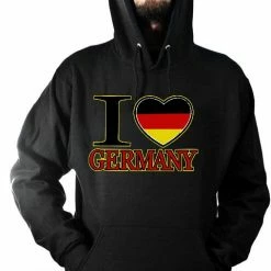 Bewild I Love Germany Hoodie Nationality & Ethnic